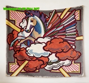 Hermès Pegase Pop Pop Art Flannel Throw Blanket IMG_5395